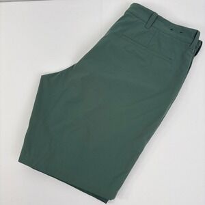 J.Crew Mens 9 Inch Tech Performance Shorts Green Golf Casual Size 32